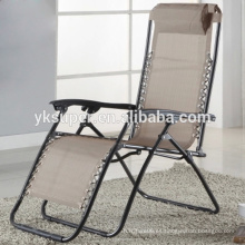 Silla reclinable de respaldo de metal ajustada, Silla relajante, Silla de salón